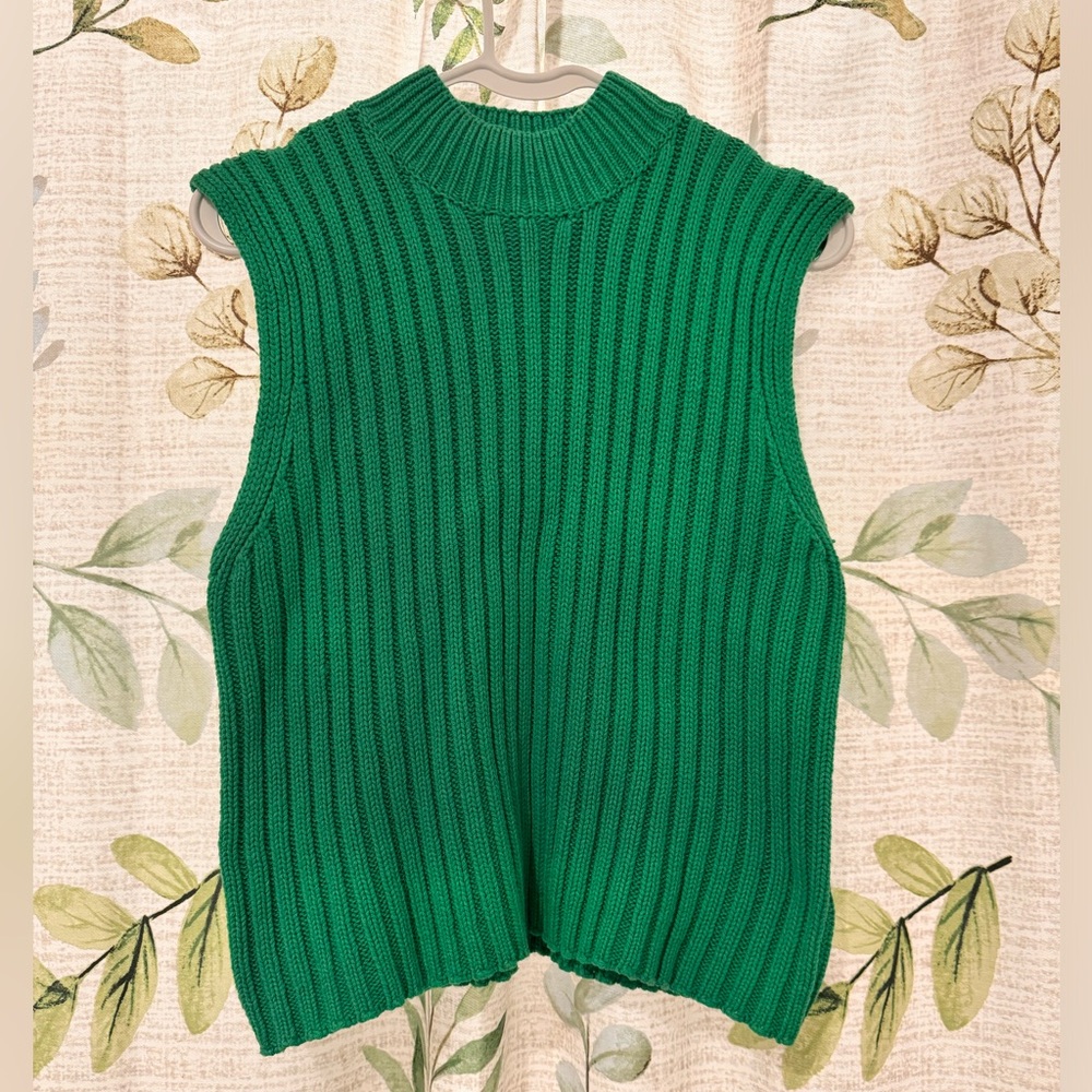 Green Sweater Tank